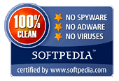 Softpedia 100% Spyware Clean Certification